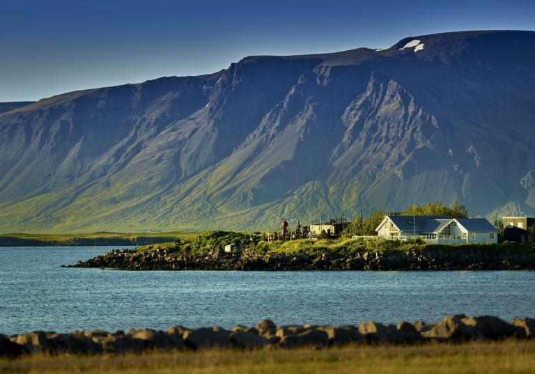 Mt. Esja seen from Reykjavík