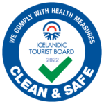 Icelandic tourist board: clean and safe badge