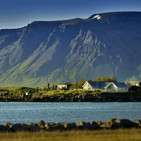 Mt. Esja seen from Reykjavík